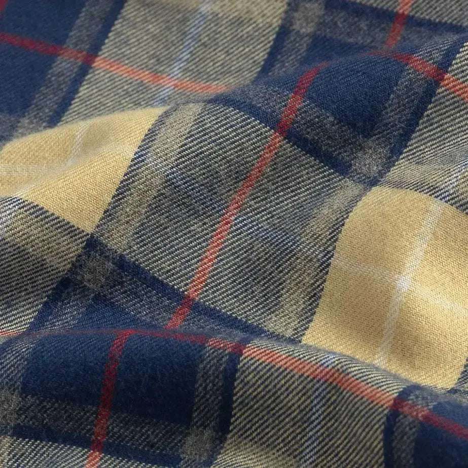 The Buff Yellow Fulton Flannel Custom Shirt Custom Casual Shirt- Ledbury