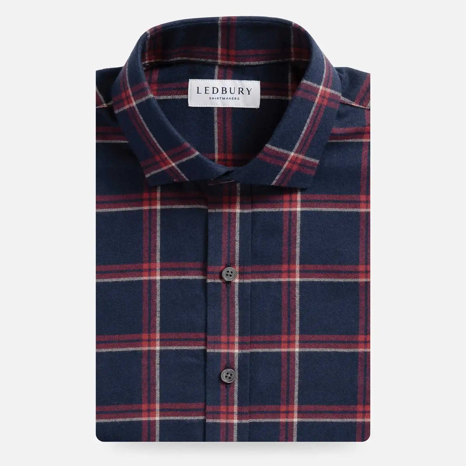 The Crimson Gannon Flannel Custom Shirt Custom Casual Shirt- Ledbury