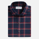 The Crimson Gannon Flannel Custom Shirt Custom Casual Shirt- Ledbury