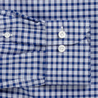 The Blue Thomas Mason Britton Twill Check Custom Shirt Custom Dress Shirt- Ledbury