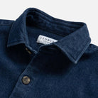 The Indigo Stretch Denim Shirt Jacket Custom Shirt Custom Shirt Jacket- Ledbury