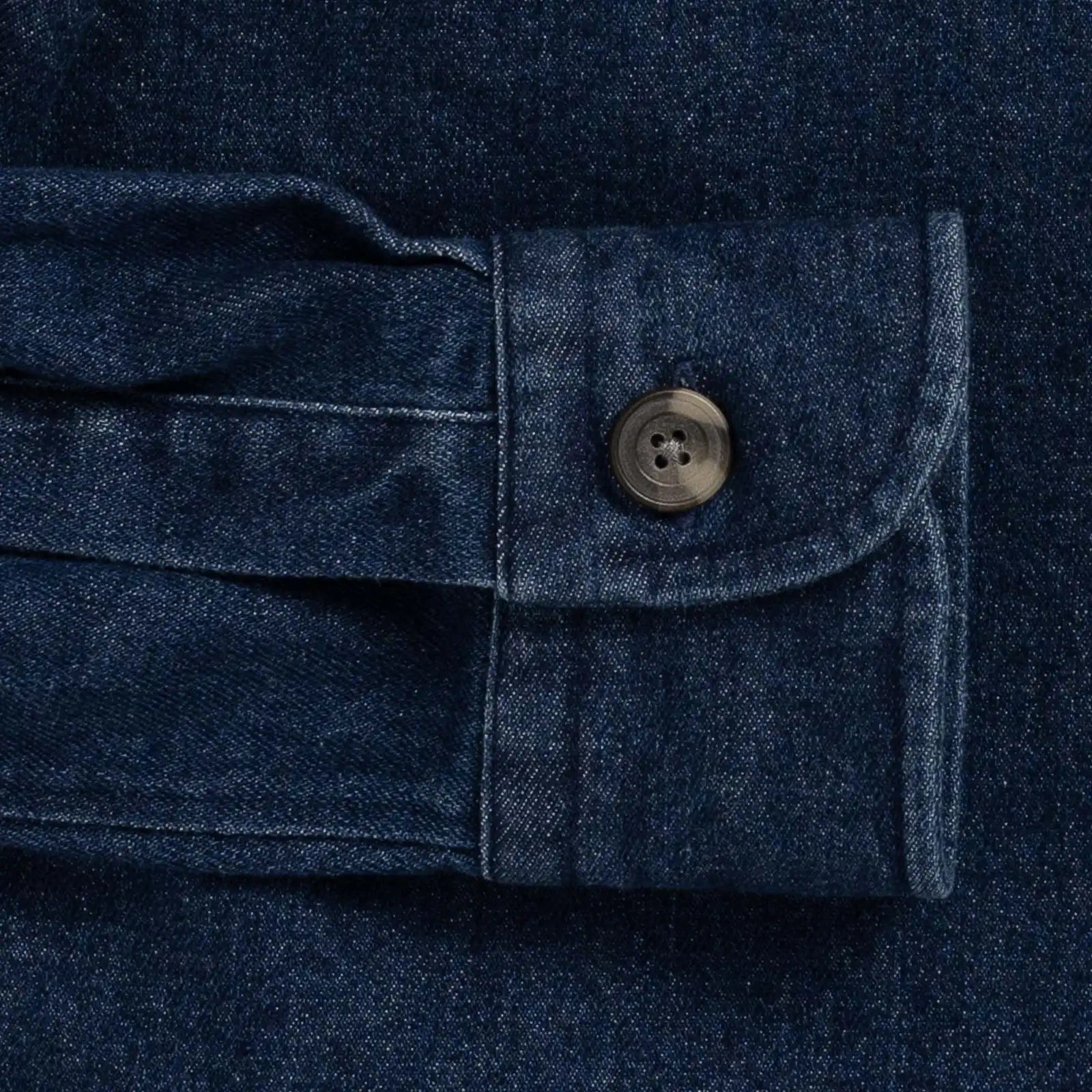 The Indigo Stretch Denim Shirt Jacket Custom Shirt Custom Shirt Jacket- Ledbury