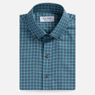 The Aqua Porter Check Custom Shirt Custom Casual Shirt- Ledbury