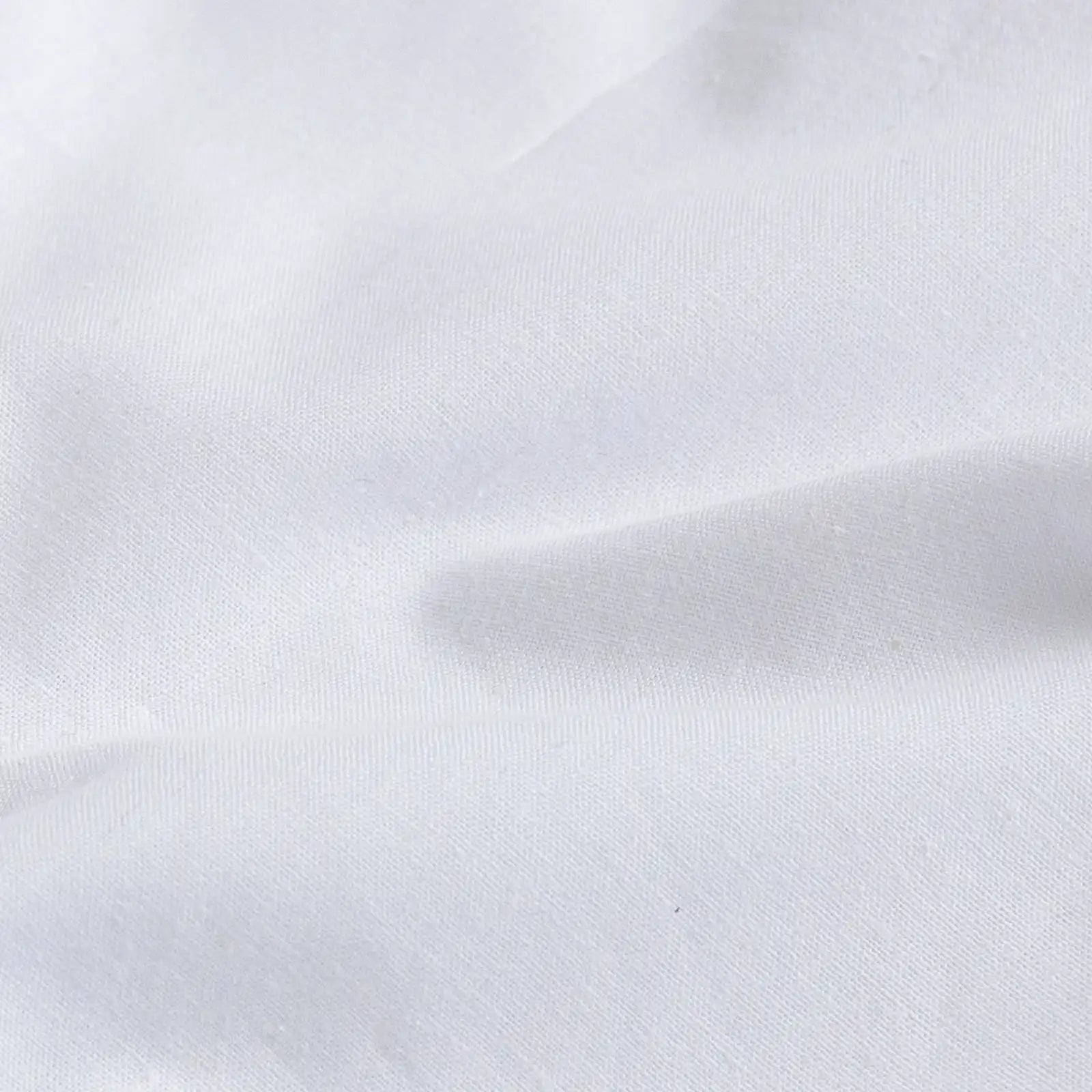 70% cotton 30% linen fabric detail | White Cayman shirt | Ledbury
