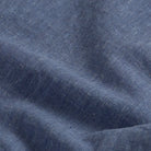 70% cotton 30% linen fabric detail | Blue Cayman shirt | Ledbury
