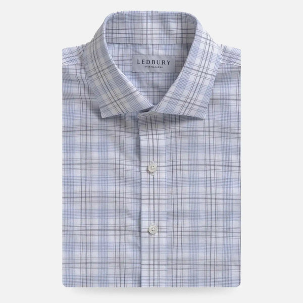 The Light Blue Ferman Check Custom Shirt
