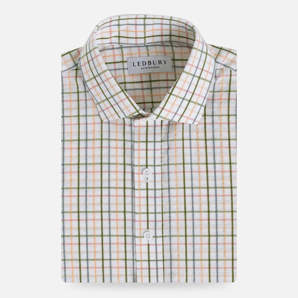 The Peach Santos Check Custom Shirt