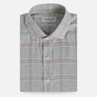 Light pink Italian brushed cotton custom dress shirt by Ledbury