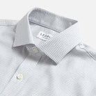 Pewter Staverly dress shirt with lightweight cotton fabric
