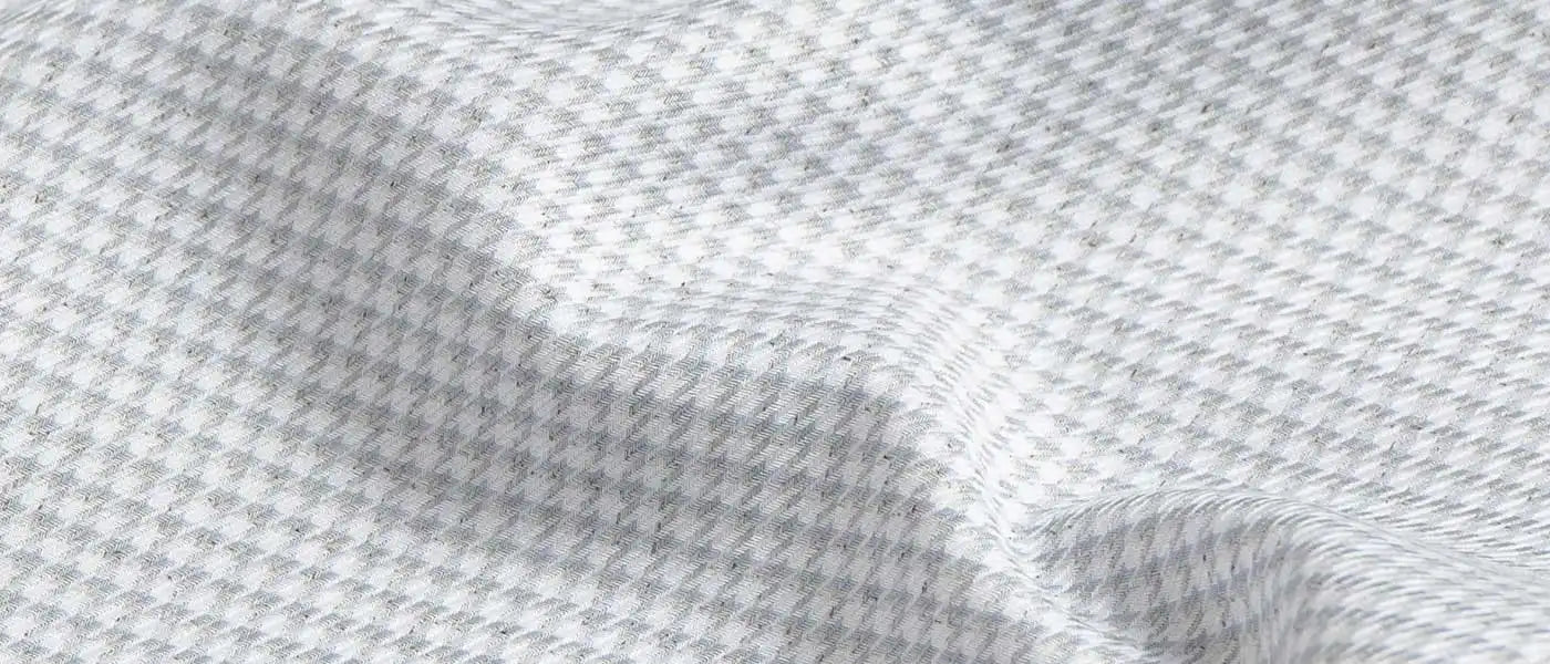 Close-up of gray fabric texture