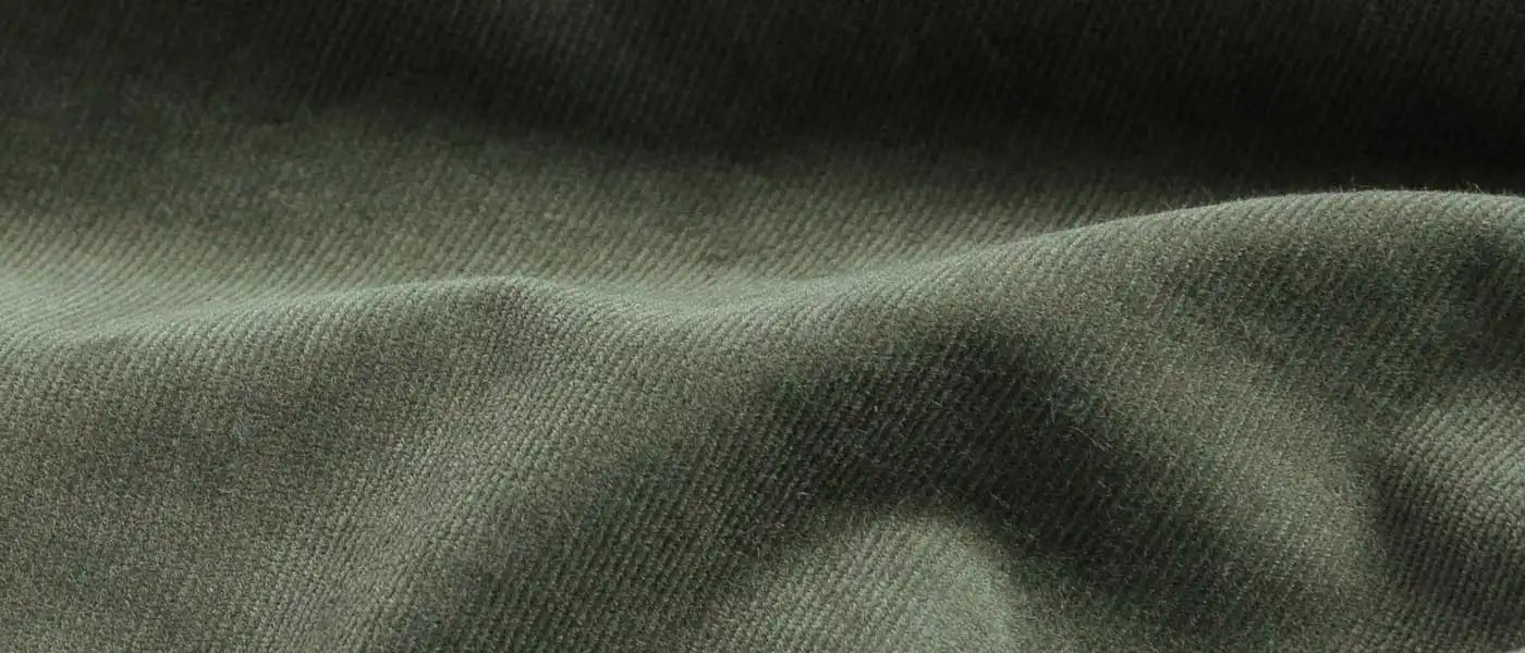 Olive Green Corduroy Custom Shirt | Ledbury Benwood