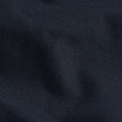 Close-up of 71% cotton 29% linen basket weave fabric on the Navy Shirt Jacket by Ledbury