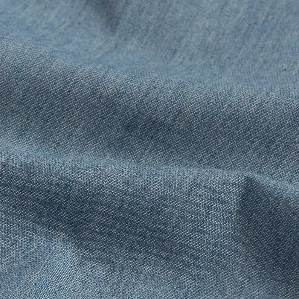 100% cotton twill chambray fabric detail — Ledbury Cambell Chambray shirt