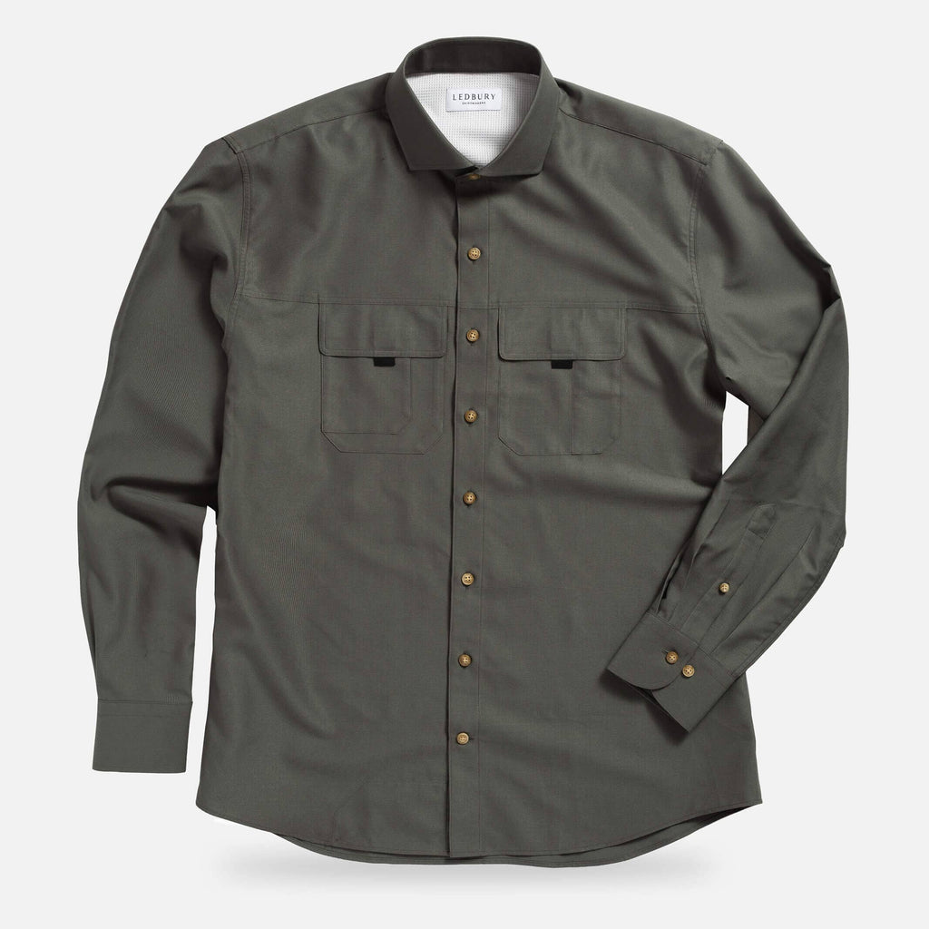 The Olive Tulu Custom Fishing Shirt Custom Casual Shirt- Ledbury
