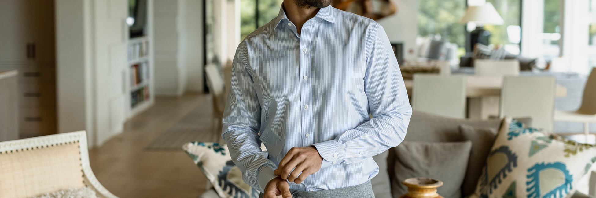 ledbury dress shirt The White Signature Fine Twill Custom Shirt