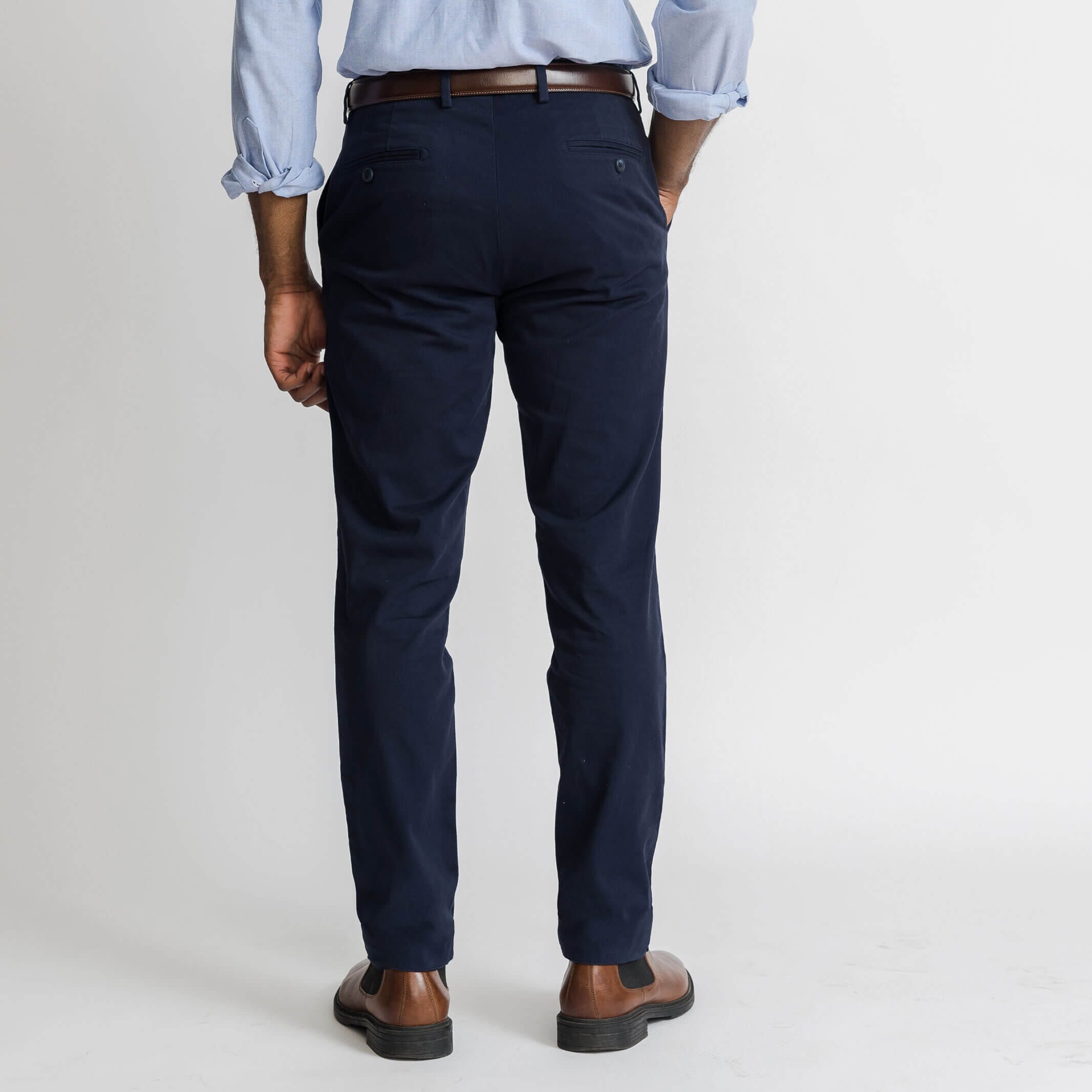 Chinos navy blue - Slim fit chinos