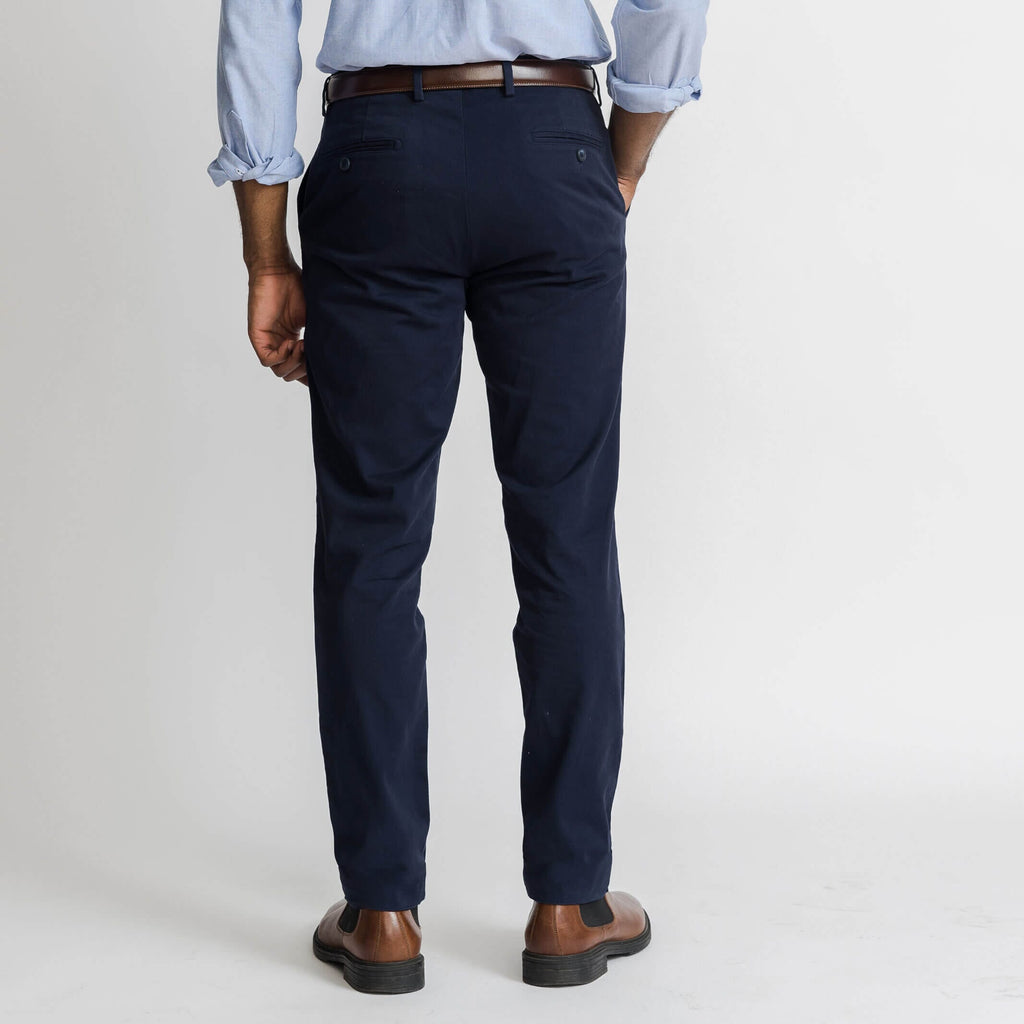 The Navy Richmond Chino Custom Pant Custom Pant- Ledbury