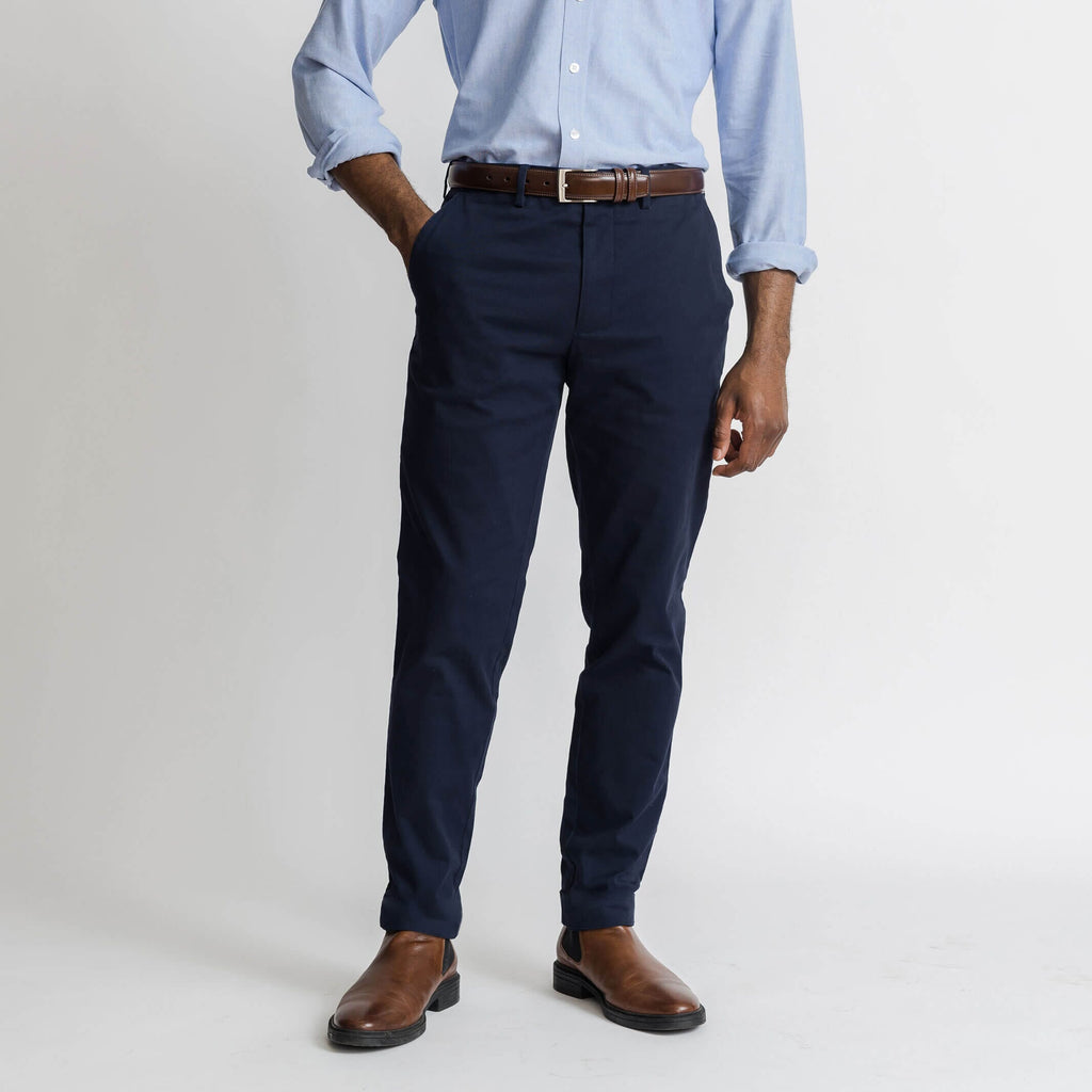 The Navy Richmond Chino Custom Pant Custom Pant- Ledbury