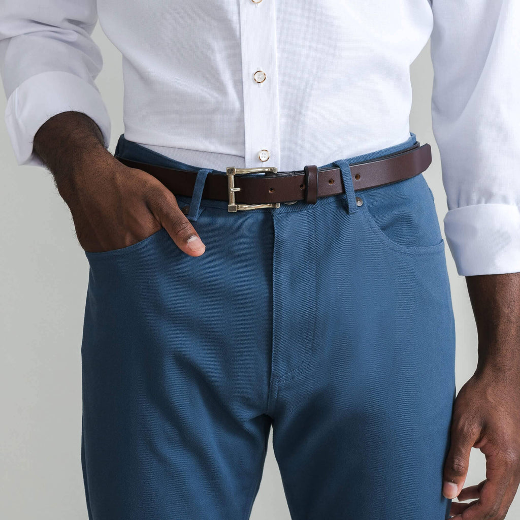 The Admiral Stretch Twill Franklin 5 Pocket Custom Pant Custom Pant- Ledbury