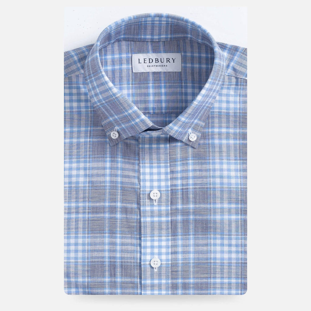 The Albini Carpenter Chambray Custom Shirt Custom Casual Shirt- Ledbury