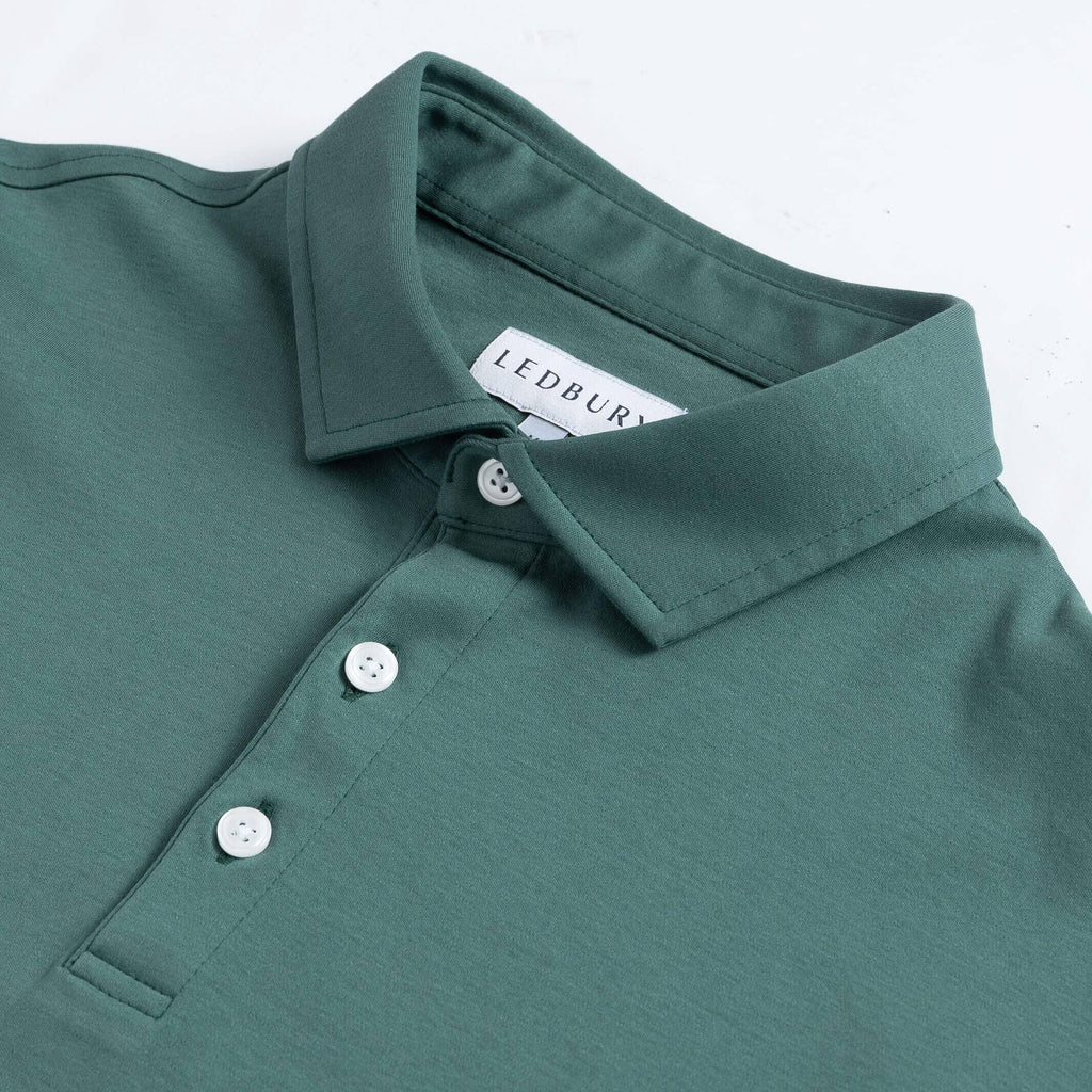 The Green Arlon Knit Custom Polo Custom Polo- Ledbury