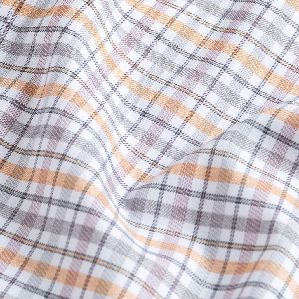 The Autumn Orange Laporte Performance Custom Shirt Custom Dress Shirt- Ledbury