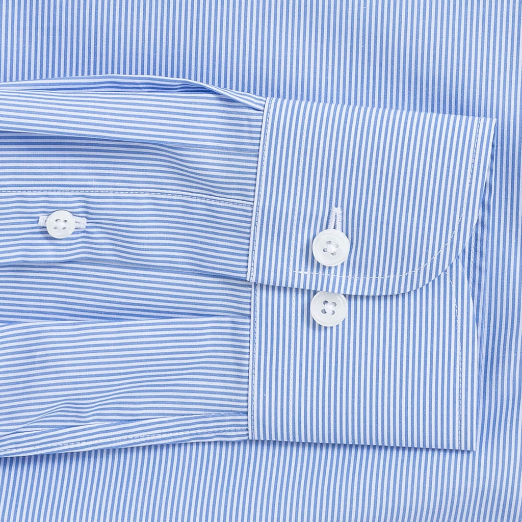 The Blue Chadwick Stripe Dress Shirt Dress Shirt- Ledbury