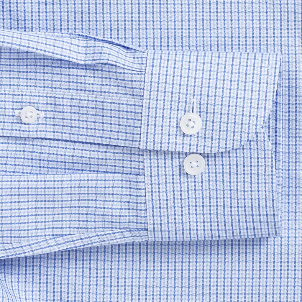 The Blue Wright Oxford Check Dress Shirt Dress Shirt- Ledbury