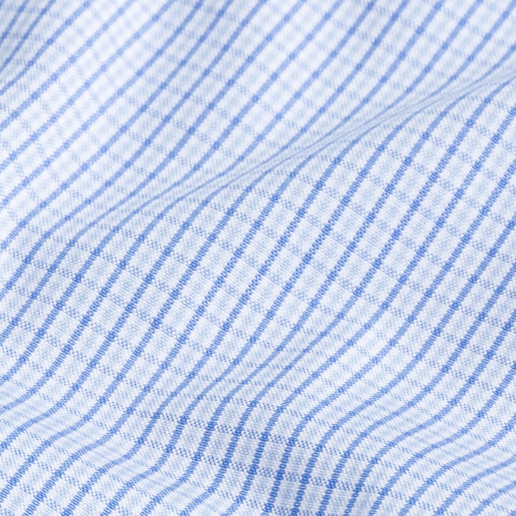 The Blue Wright Oxford Check Dress Shirt Dress Shirt- Ledbury