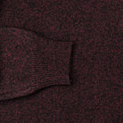The Dark Burgundy Brewer Mock Neck Sweater Sweater- Ledbury