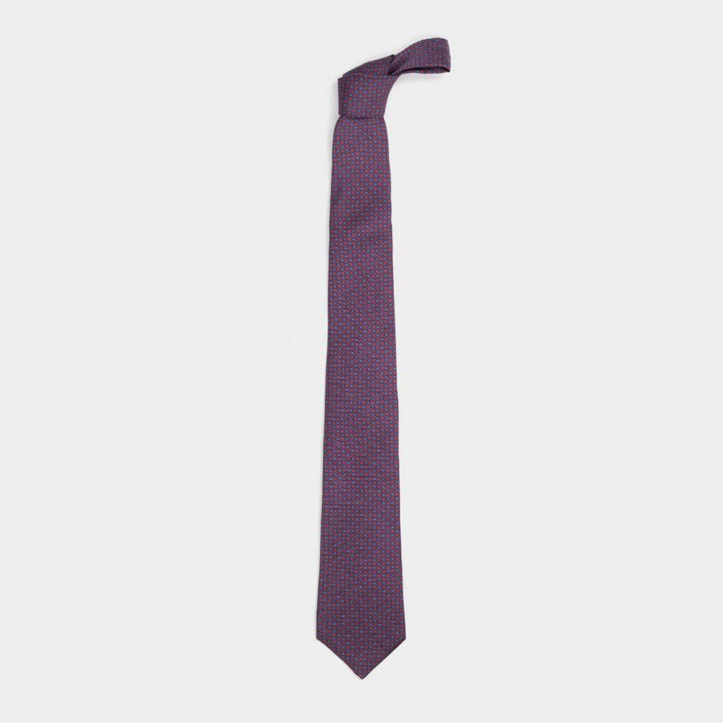 The Burgundy Byrum Tie Tie- Ledbury