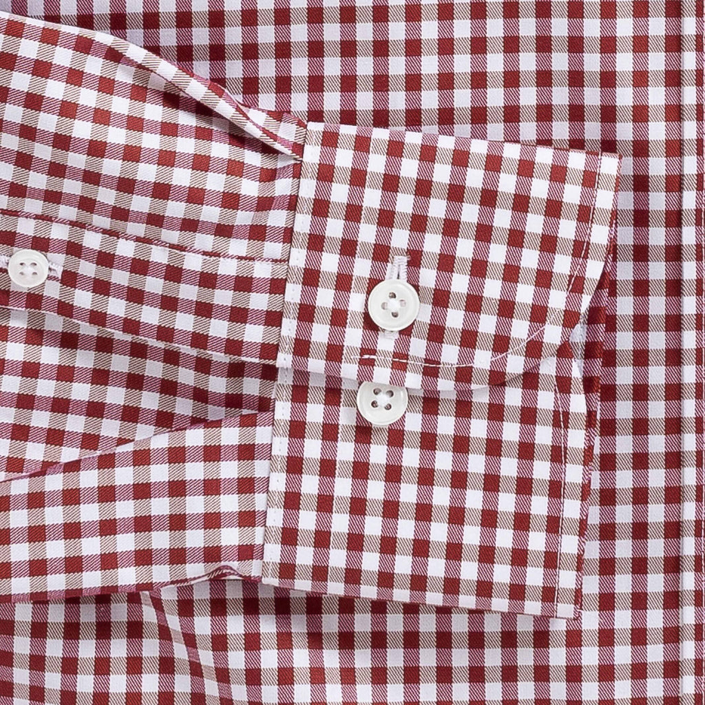 The Carmine Thomas Mason Monte Gingham Custom Shirt Custom Dress Shirt- Ledbury