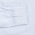 The Blue Cliffe Windowpane Custom Shirt Custom Dress Shirt- Ledbury