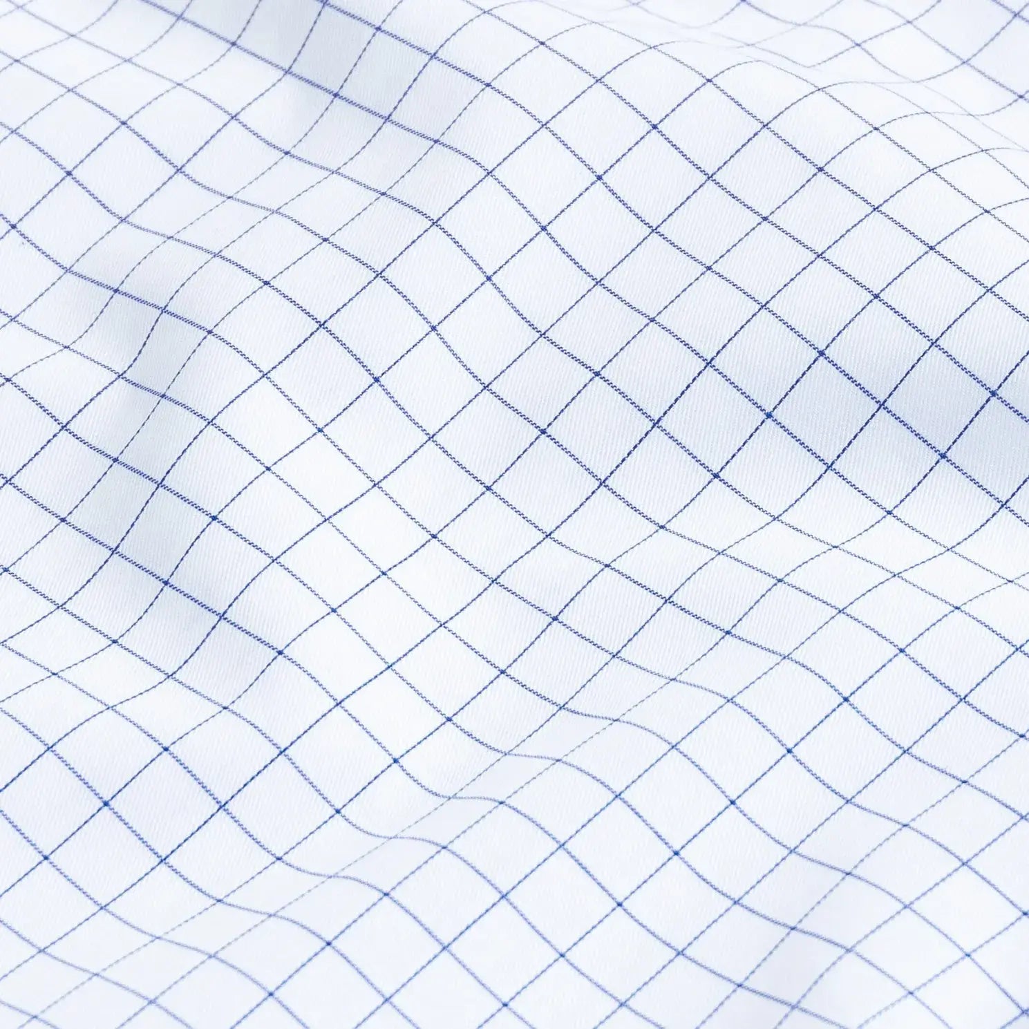 The Blue Cliffe Windowpane Custom Shirt Custom Dress Shirt- Ledbury