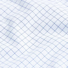 The Blue Cliffe Windowpane Custom Shirt Custom Dress Shirt- Ledbury