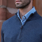 The Cadet Blue Easterley Pullover Sweater Sweater- Ledbury