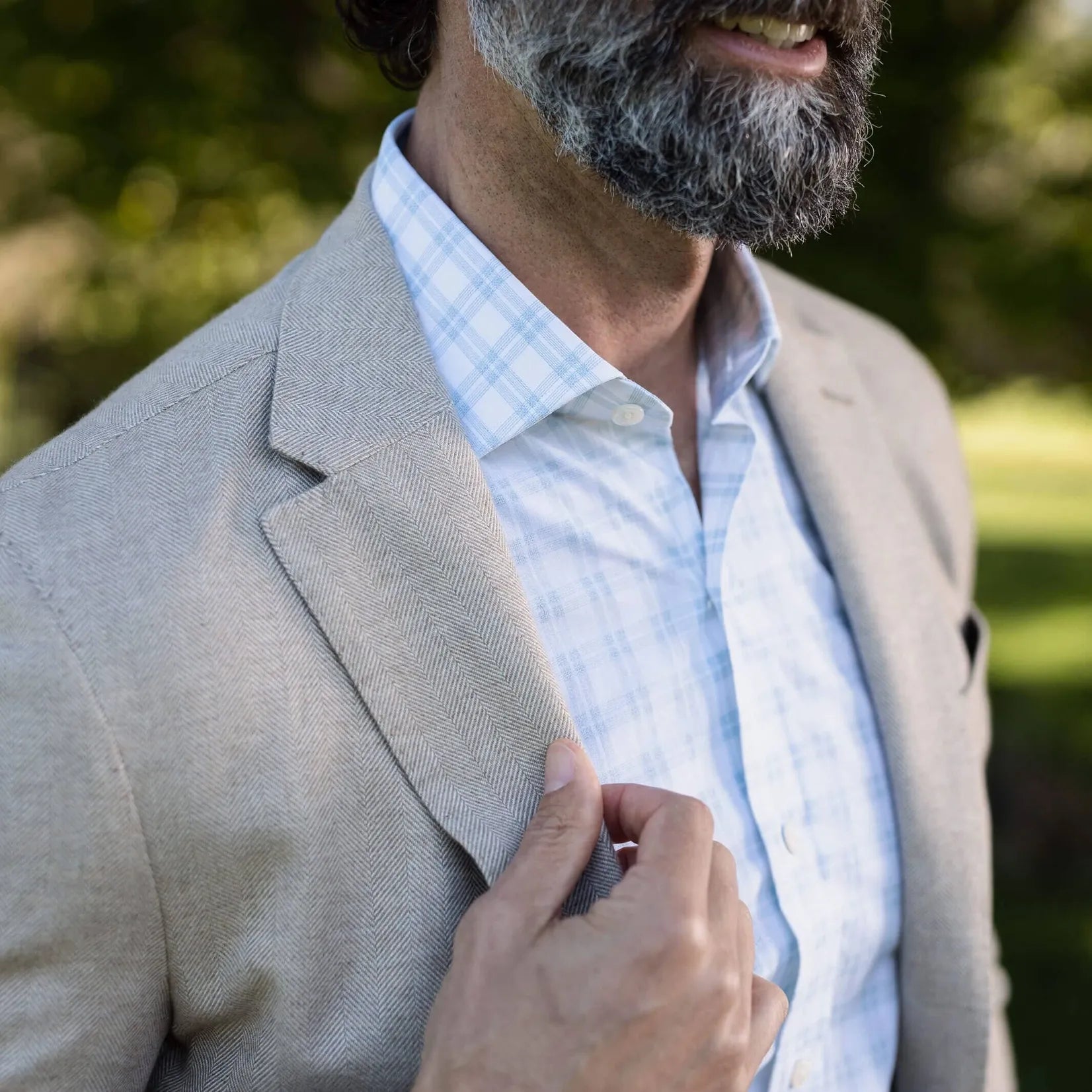 The Green Ellis Plaid Custom Shirt Custom Dress Shirt- Ledbury