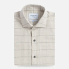 The Oatmeal Gossett Flannel Custom Shirt Custom Casual Shirt- Ledbury