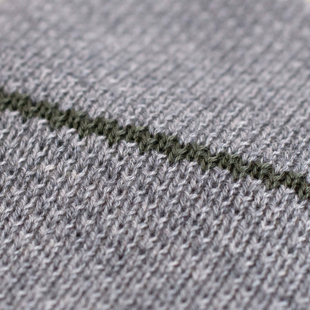 The Grey Heather Knit Tie Tie- Ledbury