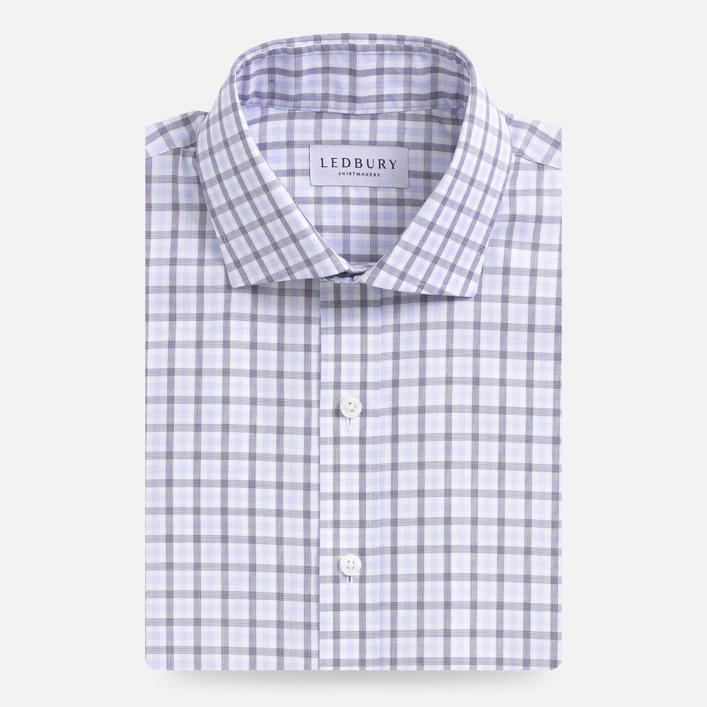 The Lilac Huxley Tattersall Dress Shirt Dress Shirt- Ledbury