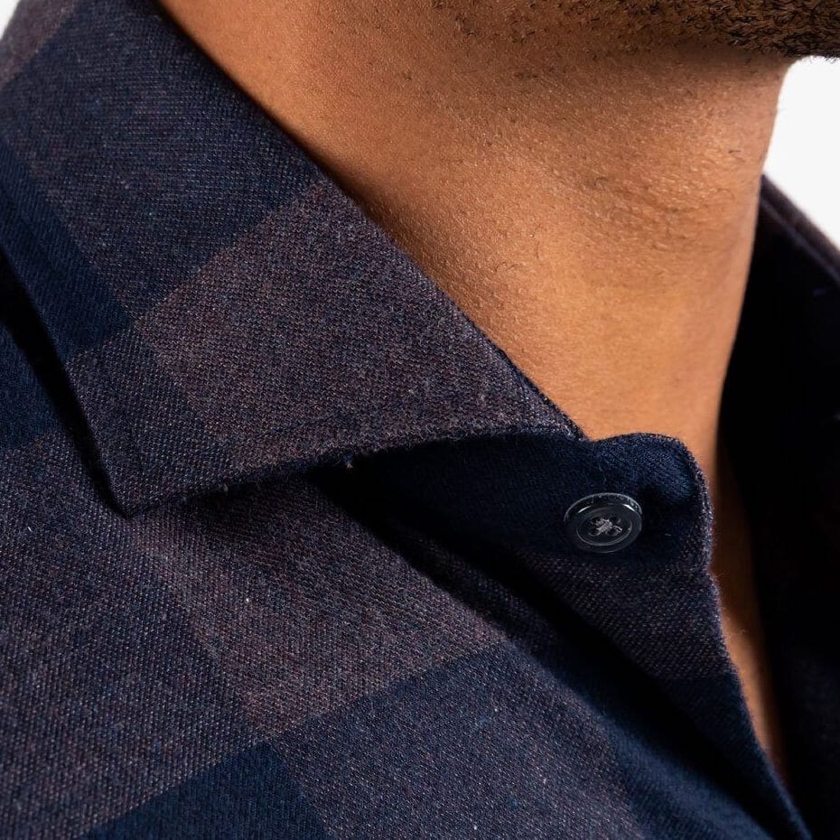 The Kenesaw Flannel Custom Shirt Custom Casual Shirt- Ledbury