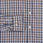 The Soft Brown Kyger Check Custom Shirt Custom Casual Shirt- Ledbury