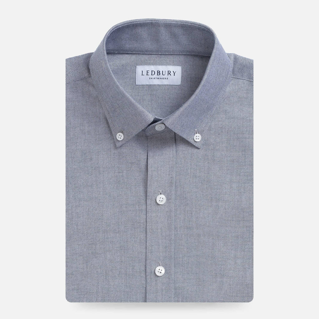 The Grey Mayfield Oxford Custom Shirt Custom Dress Shirt- Ledbury