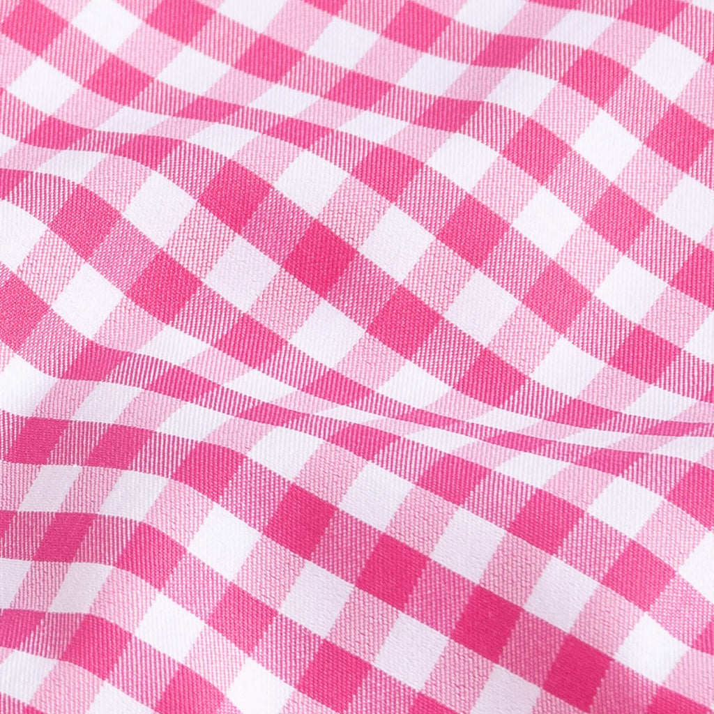 The Pink Winslow Gingham Dress Shirt Dress Shirt- Ledbury