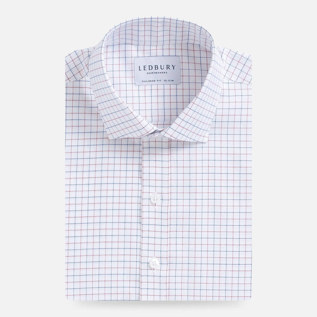 The Red Bryant Check Dress Shirt Dress Shirt- Ledbury