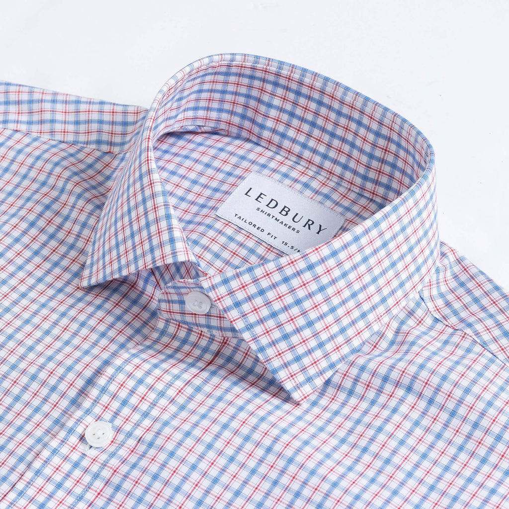 The Red Hallock Check Dress Shirt Dress Shirt- Ledbury