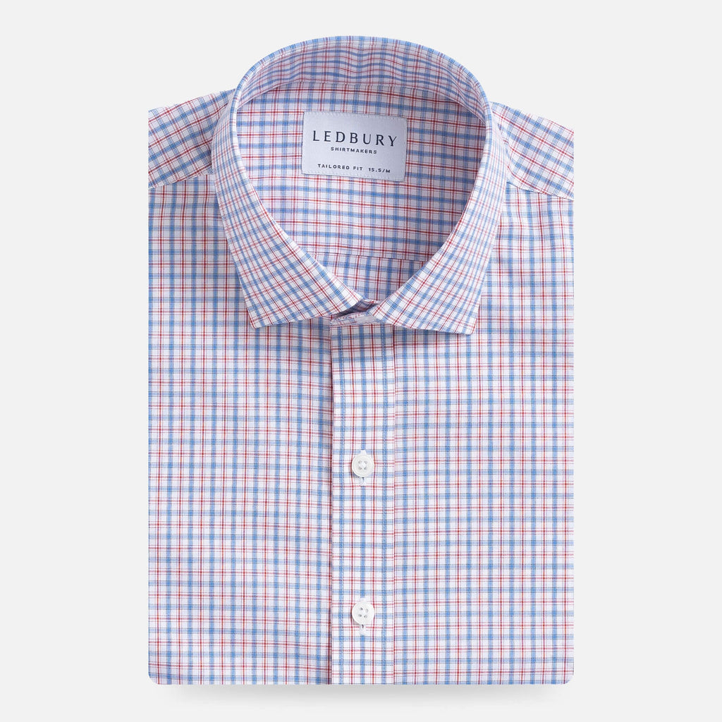 The Red Hallock Check Dress Shirt Dress Shirt- Ledbury