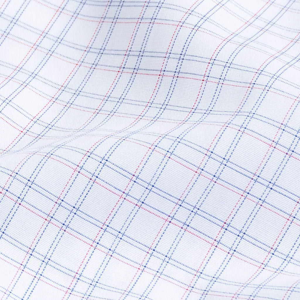 The Red Ottley Check Custom Shirt Custom Dress Shirt- Ledbury