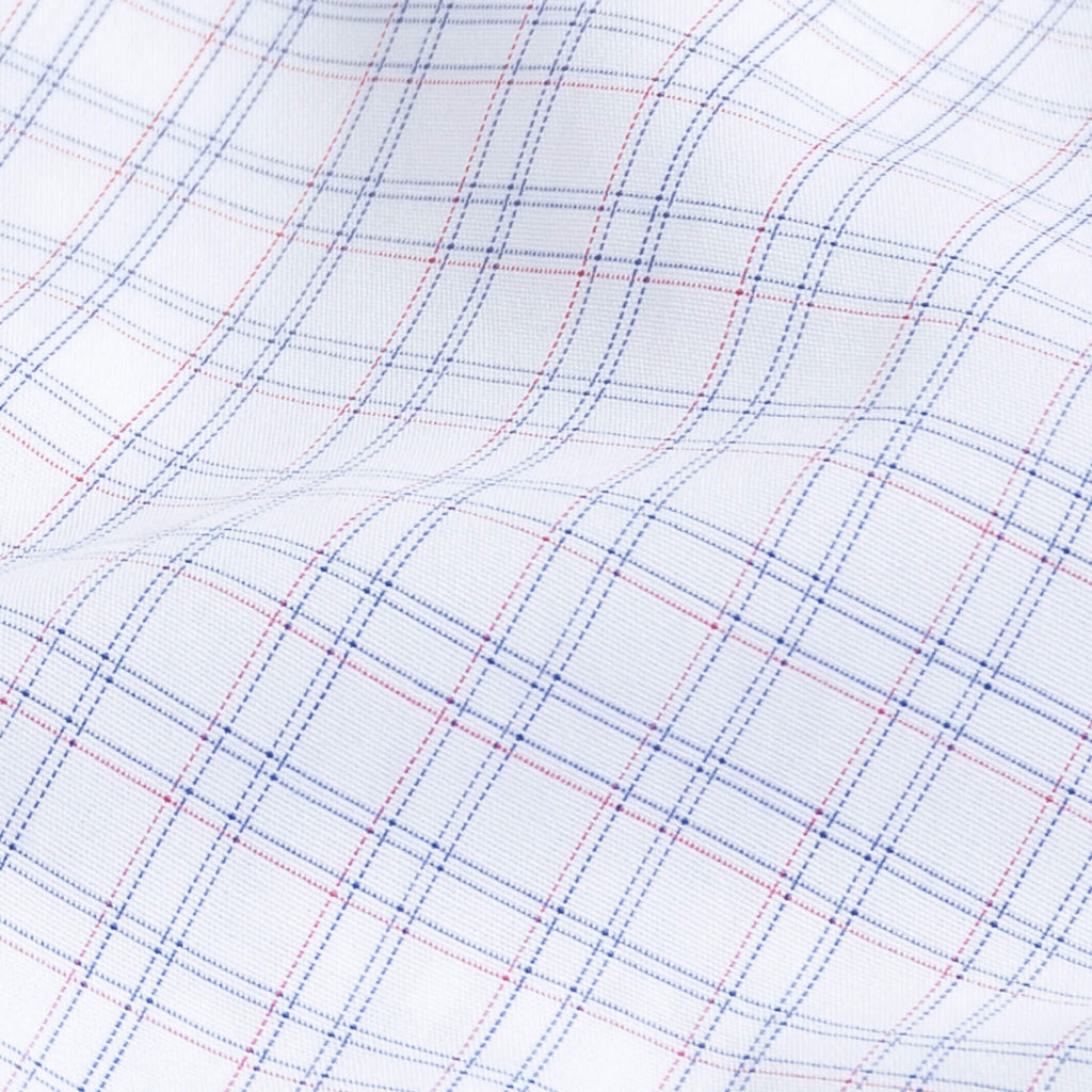 The Red Ottley Check Custom Shirt Custom Dress Shirt- Ledbury