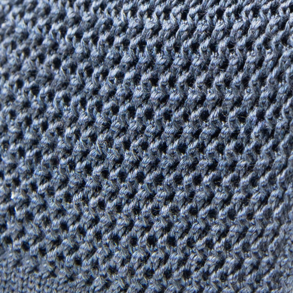The Slate Blue Heather Harlow Knit Tie Tie- Ledbury